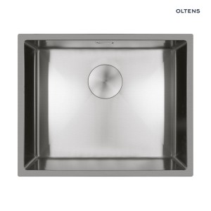 Oltens Hydda zlewozmywak stalowy 54x44 cm 1 komorowy stal szlachetna polerowana 71104100