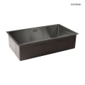 Oltens Hydda zlewozmywak stalowy 76x44 cm 1 komorowy czarny 71105300