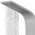 Panel prysznicowy Corsan ALTO Termostat Srebrny Deszczownica LED