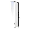 Panel prysznicowy Corsan DUO Termostat Biało-Czarny Deszczownica LED