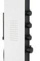 Panel prysznicowy Corsan DUO Termostat Biało-Czarny Deszczownica LED