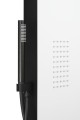 Panel prysznicowy Corsan DUO Termostat Biało-Czarny Deszczownica LED