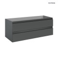 Oltens Vernal szafka 120 cm podumywalkowa wisząca grafit mat 60019400