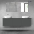 Oltens Vernal zestaw mebli łazienkowych 180 cm z blatem grafit mat 68549400