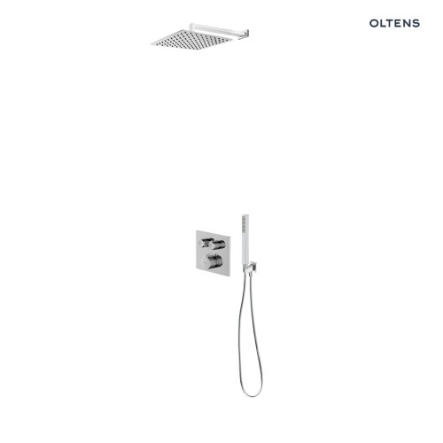 Zestaw Oltens Onega (S) bateria podtynkowa z deszczownicą 25 cm Vindel (S)i kompletem prysznicowym Sog chrom 36621100
