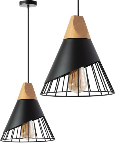 LAMPA APP223-1CP BLACK