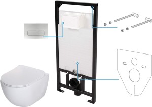 Zestaw WC podtynkowy 6 w 1
