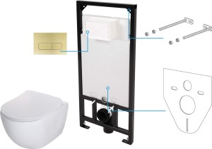 Zestaw WC podtynkowy 6 w 1