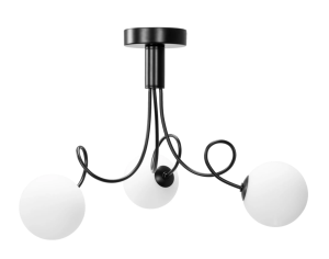 LAMPA APP1154-3CP BLACK/WHITE