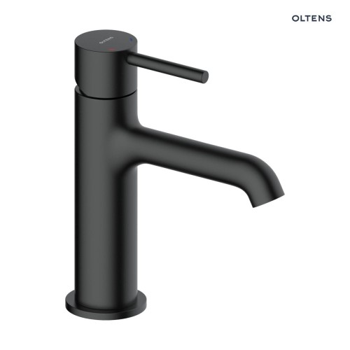 Oltens Molle Slim bateria umywalkowa stojąca czarna 32203300