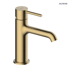 Oltens Molle Slim bateria umywalkowa stojąca złota 32203810