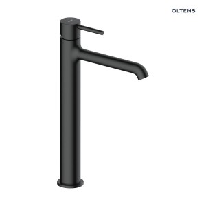 Oltens Molle Slim bateria umywalkowa stojąca czarna 32403300