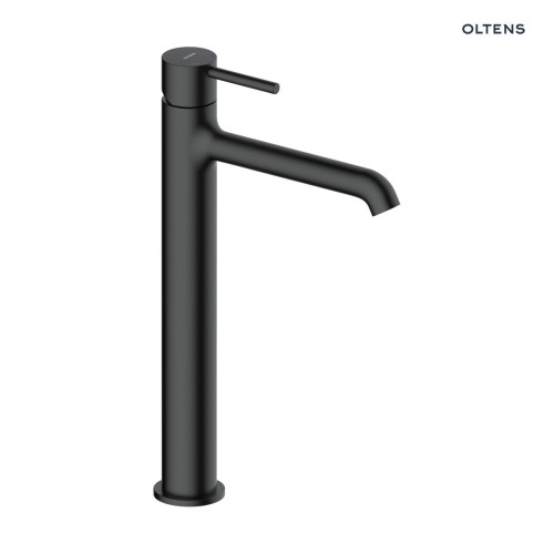 Oltens Molle Slim bateria umywalkowa stojąca czarna 32403300