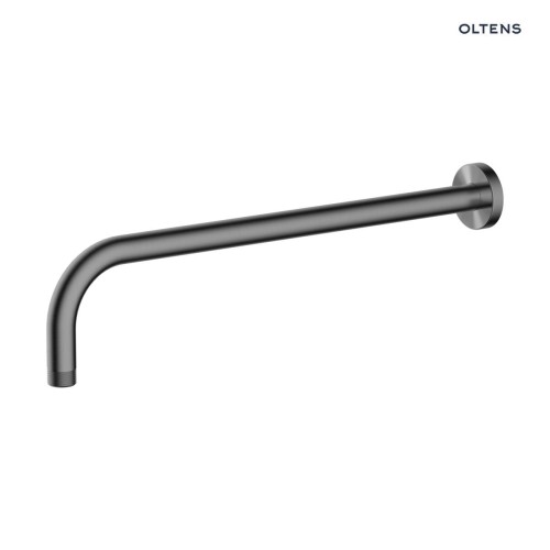 Oltens Lagan ramię deszczownicy 40 cm okrągłe grafit 39402400