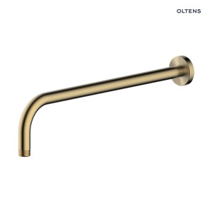 Oltens Lagan ramię deszczownicy 40 cm okrągłe złoto szczotkowane 39402810