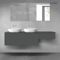 Oltens Vernal zestaw mebli łazienkowych 180 cm z blatem grafit mat 68593400