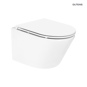 Oltens Jog Kort miska WC wisząca PureRim biały połysk 42027000