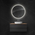 Oltens Nordlis lustro 100 cm okrągłe z oświetleniem LED i systemem Klarglas  64110000