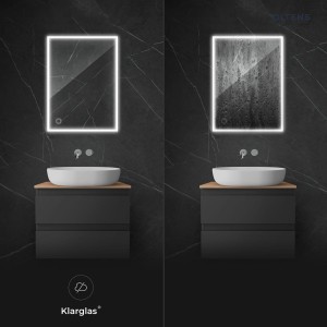 Oltens Nordlis lustro 60x120 cm prostokątne z oświetleniem LED i systemem Klarglas 64112000