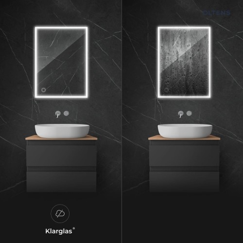 Oltens Nordlis lustro 60x120 cm prostokątne z oświetleniem LED i systemem Klarglas 64112000