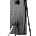 Panel prysznicowy Corsan NEO Termostat Stal GunMetal Wylewka