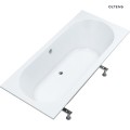 Oltens Lykke wanna 180x80 cm prostokątna akrylowa biała 10014000