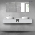 Oltens Vernal zestaw mebli łazienkowych 180 cm z blatem szary mat 68649700