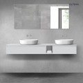 Oltens Vernal zestaw mebli łazienkowych 180 cm z blatem szary mat 68657700
