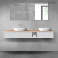 Oltens Vernal zestaw mebli łazienkowych 180 cm z blatem szary mat 68658700