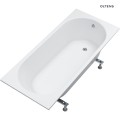 Oltens Lykke wanna 160x70 cm prostokątna akrylowa biała 10010000