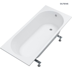 Oltens Lykke wanna 170x75 cm prostokątna akrylowa biała 10012000
