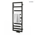 Oltens Flamma grzejnik łazienkowy 121x50 czarny mat 55015300