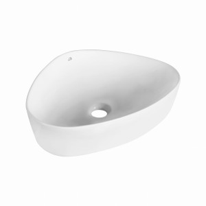 Asymmetric - umywalka nablatowa ceramiczna