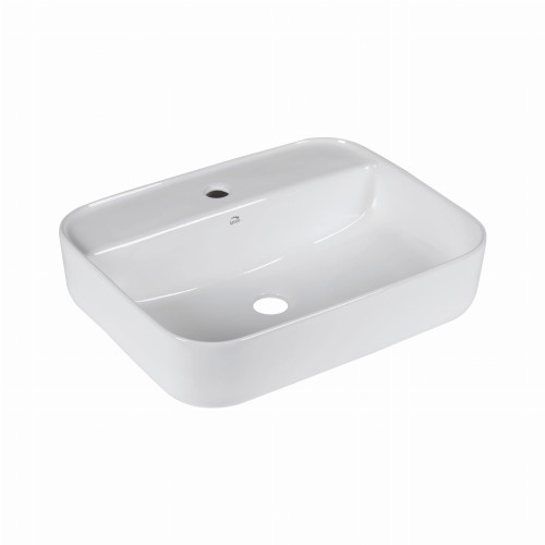 Mogami - umywalka nablatowa ceramiczna z miejscem na baterię
