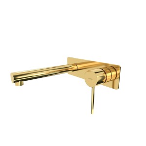 Bateria umywalkowa podtynkowa Corsan CMB7515GL Lugo złota z wylewką
