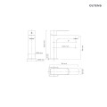 Oltens Hadsel bateria umywalkowa stojąca chrom 32204100