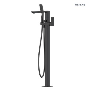Oltens Hadsel bateria wanno-prysznicowa wolnostojąca czarny mat 34303300