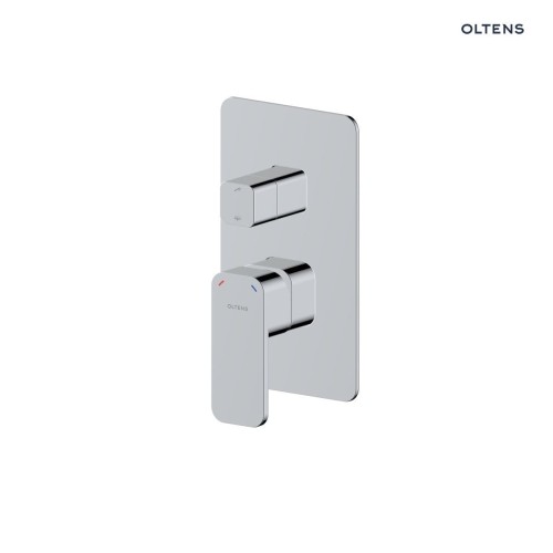 Oltens Hadsel bateria wannowo-prysznicowa podtynkowa komplet chrom 34108100