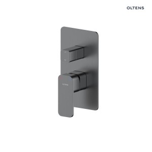 Oltens Hadsel bateria wannowo-prysznicowa podtynkowa komplet grafit 34108400