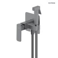 Oltens Hadsel bateria bidetowa podtynkowa komplet grafit 31101400