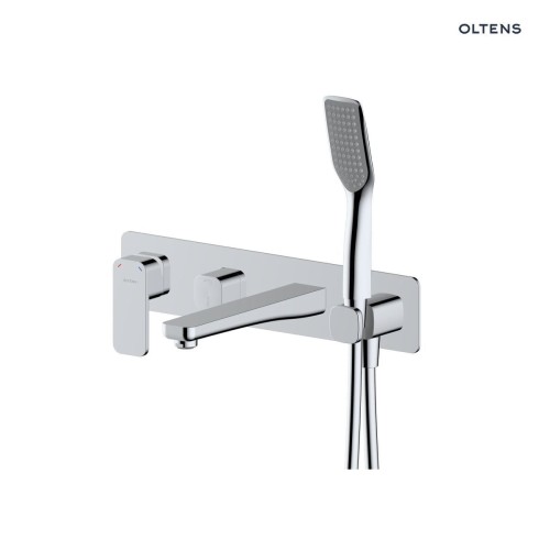 Oltens Hadsel bateria wannowo-prysznicowa podtynkowa 4-otworowa chrom  34109100
