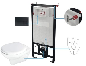 Zestaw WC podtynkowy 6 w 1