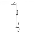 Zestaw natryskowy Kolumna prysznicowa Corsan LUGO Deszczownica 25cm GunMetal