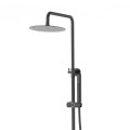 Zestaw natryskowy Kolumna prysznicowa Corsan LUGO Deszczownica 25cm Wylewka obrotowa GunMetal