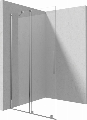 Ścianka prysznicowa walk-in 140 cm - przesuwna