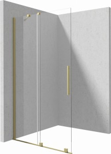 Ścianka prysznicowa walk-in 140 cm - przesuwna