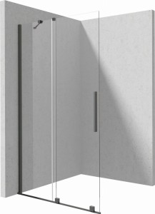 Ścianka prysznicowa walk-in 140 cm - przesuwna