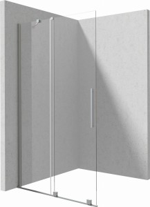 Ścianka prysznicowa walk-in 140 cm - przesuwna