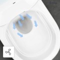 Oltens SmartFrisk miska WC wisząca myjąca z deską biała 42038000