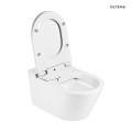 Oltens SmartFrisk miska WC wisząca myjąca z deską biała 42038000